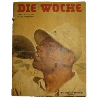 Magazine “Die Woche”, Nr. 27, 8. luglio 1942, 28 pagine. Espenlaub militaria